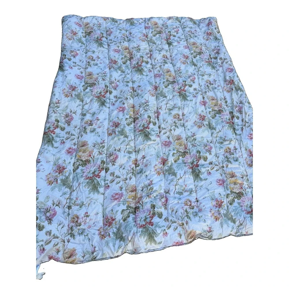 RALPH LAUREN - WENTWORTH FLORAL SATEEN TWIN COMFORTER - VINTAGE PATTERN